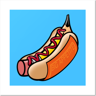 Pencil Hot Dog by Big Appetite Posters and Art